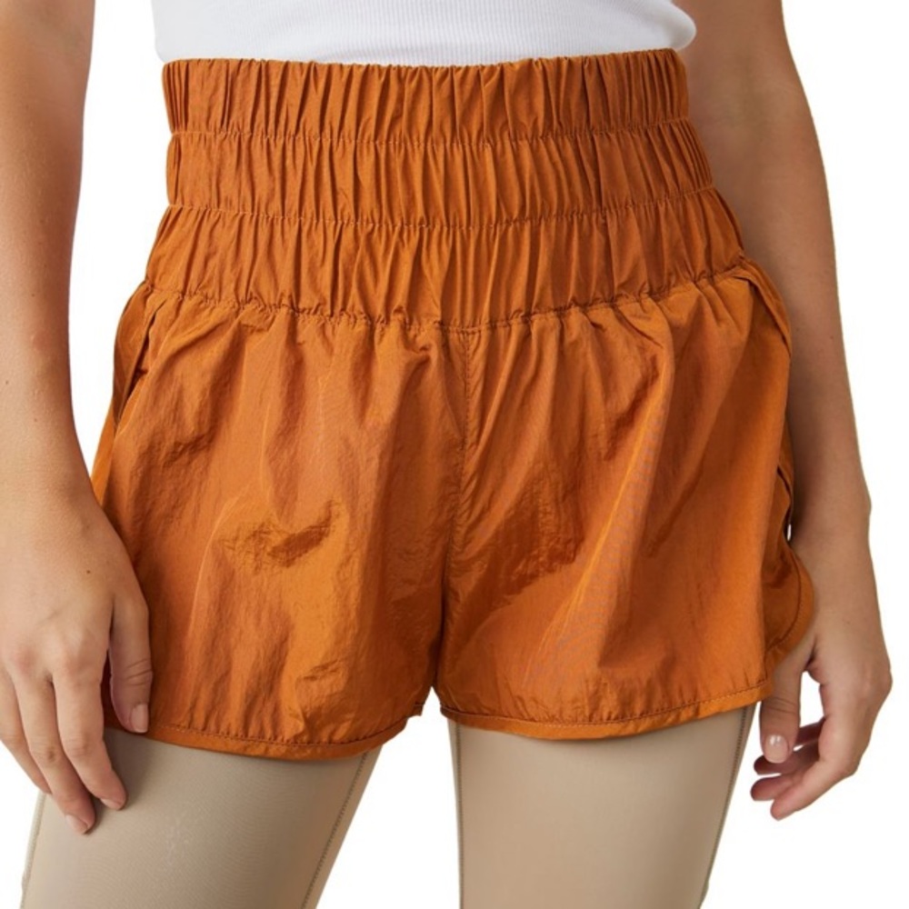 Free People the way home shorts russet orange